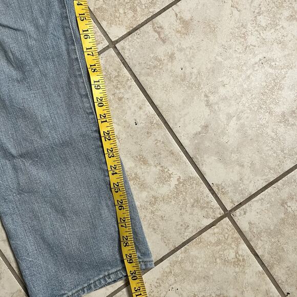 Polo Ralph Lauren Mens jeans 36 x 32 Light Wash Straight Authentic Dungarees - Picture 10 of 14